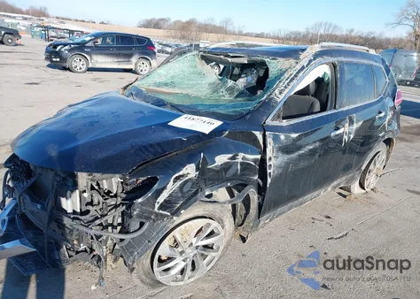 2015 Nissan Rogue Sl из США, поврежденный, VIN 5N1AT2MV1FC799187